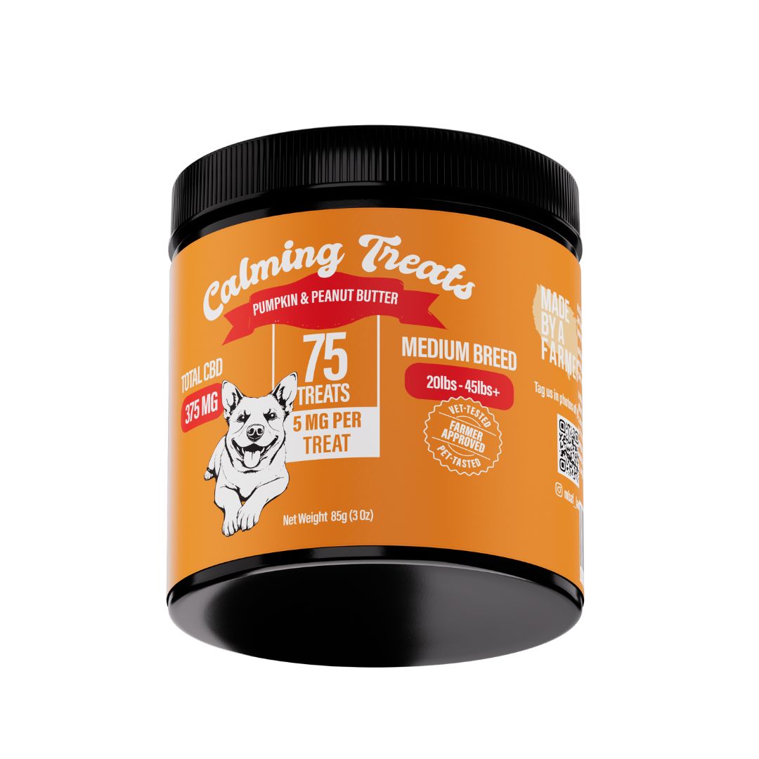 Calming Treats - 75pc Medium Breed CBD Dog Treats - Image 3