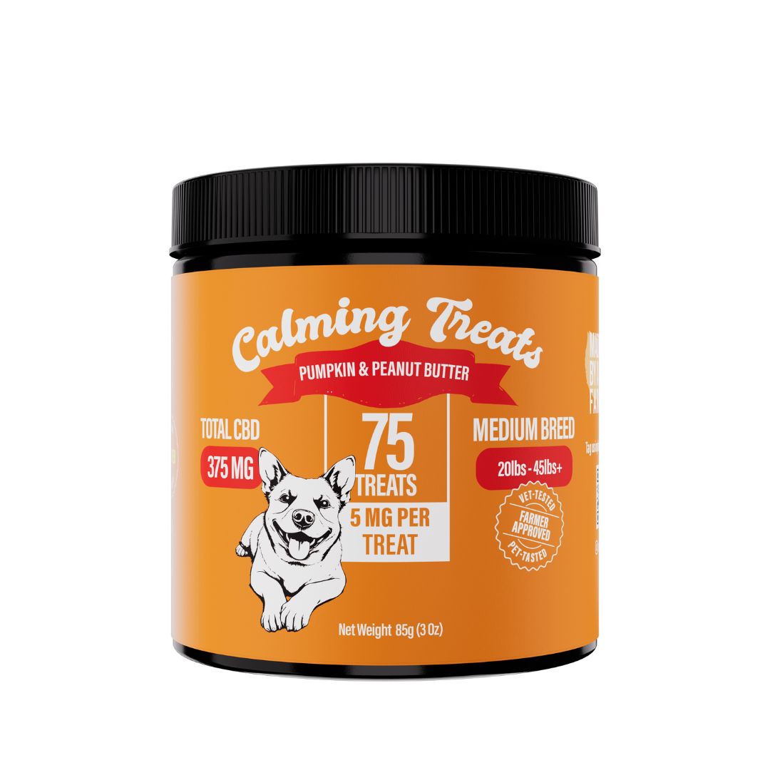 Calming Treats Medium Breed CBD Dog Treats 75
